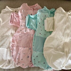 Snoo Small Sleep Sack Bundle in Pink, Mint, and Cream